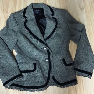 Banana Republic Wool Tweed Blazer